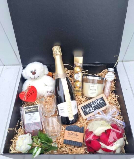night in valentines hamper