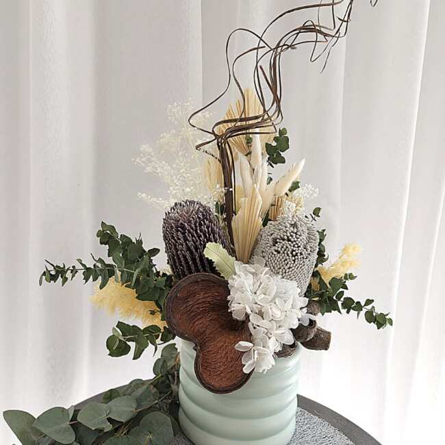 Preserved Flower Arrangement Sunshine Coast | Dried Flowers | Coastal Flora | Sunshine Coast Florist