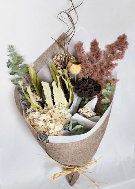Dried Flower Arrangement Sunshine Coast | Coastal Flora | Sunshine Coast Florist