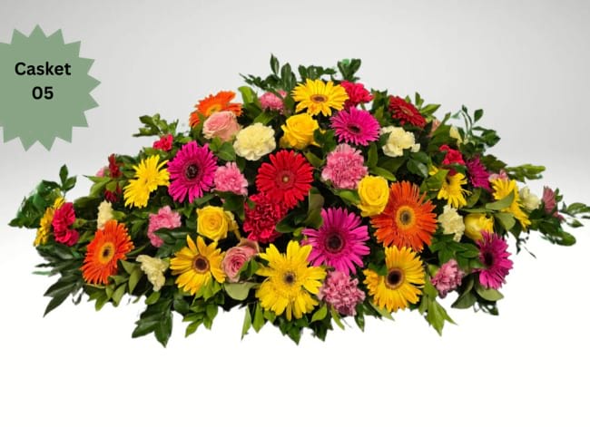 Bright Mix Double side casket spray