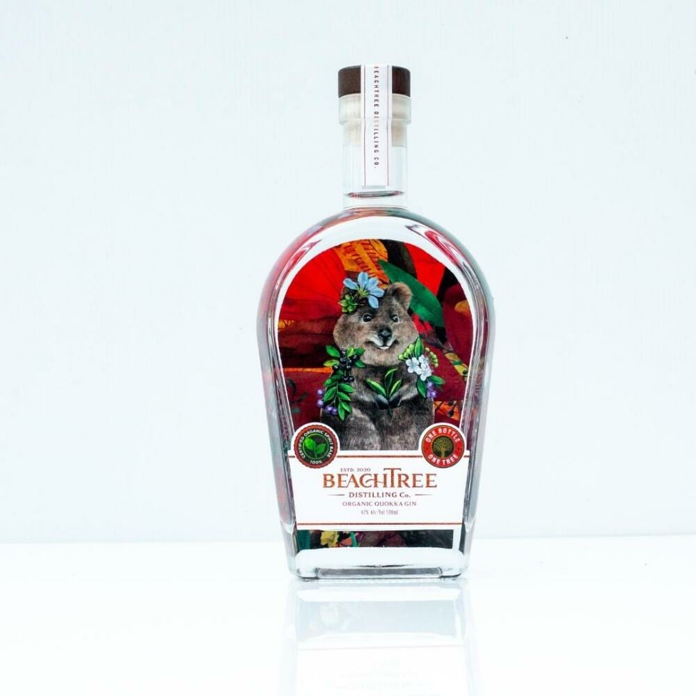 500 ml ORGANIC GIN | QUOKKA | BEACHTREE |SUNSHINE COAST DISTILLERY | Sunshine Coast Florist | Florist Near Me