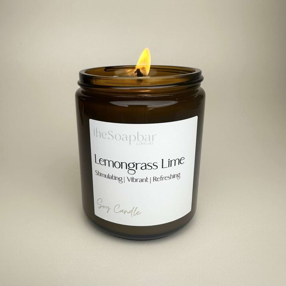 Sunshine Coast Soy Candle | Lemongrass & Lime Candle 