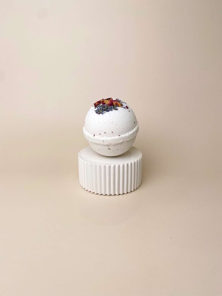 Purity Bath Bomb Lavender, Geranium & Rosemary | Handmade Sunshine Coast | The Soap Bar