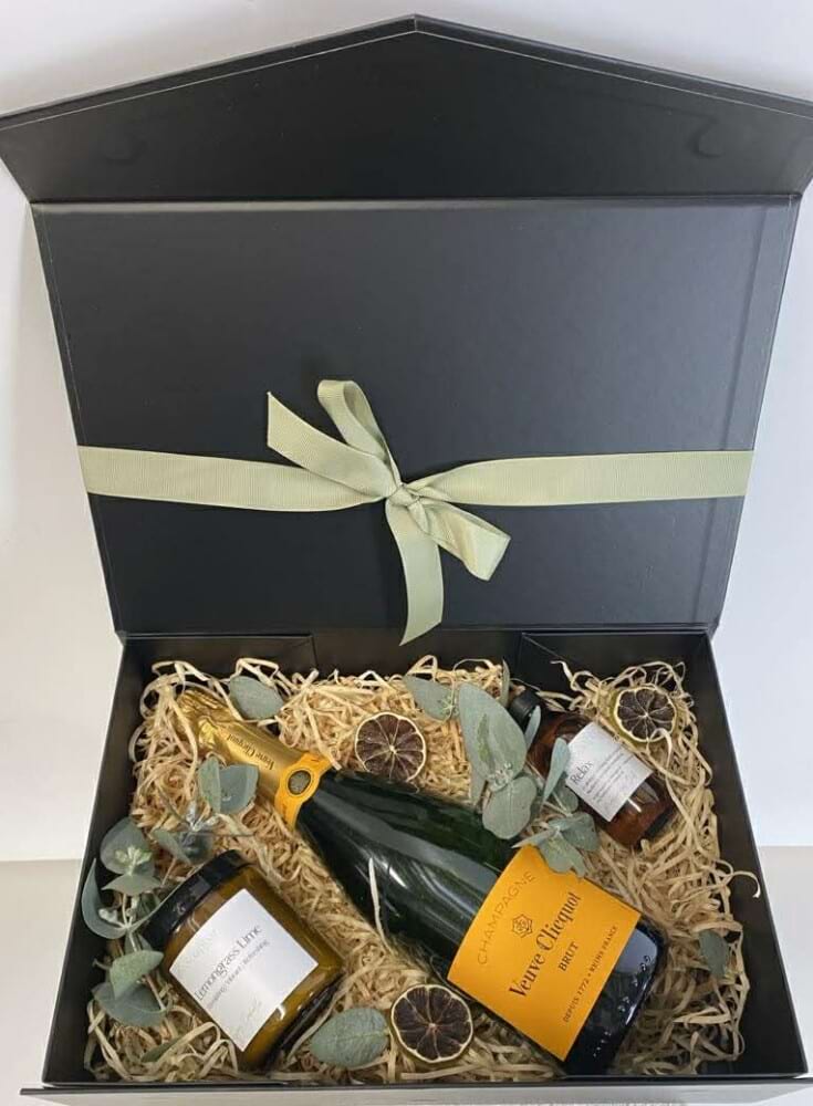 Veuve Clicquot Champagne & Self-Care Gift Hamper |Sunshine Coast Delivery| Coastal Flora