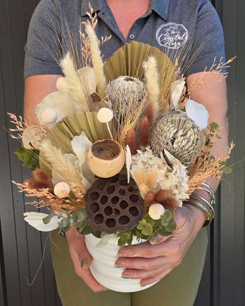 Dried Flowers Sunshine Coast | Maria Preserved Flower Arrangement | Sunshine Coast Florist