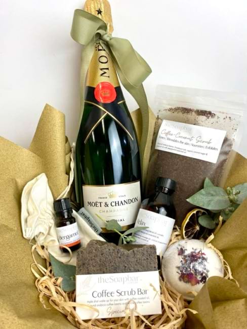 Bubbles & Bliss Hamper | Coastal Flora