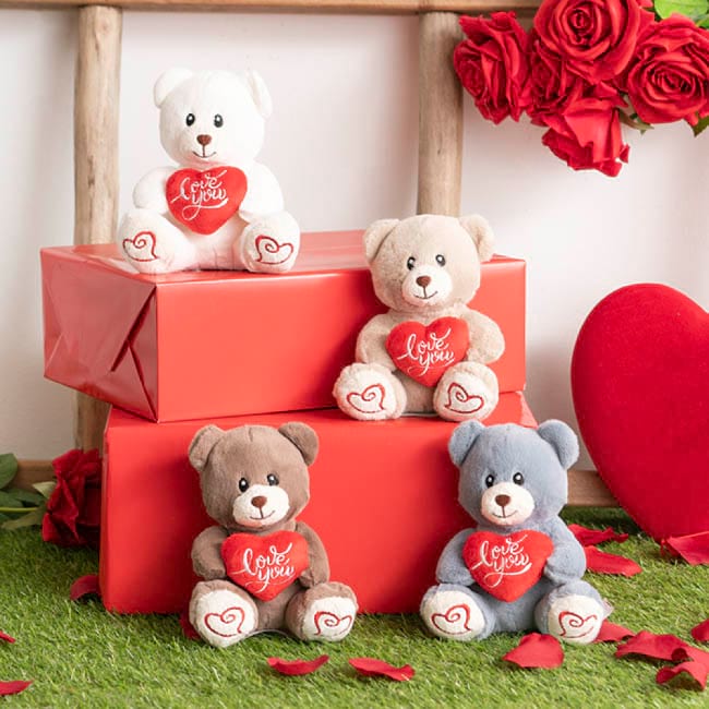 Alfie Bear  With Love You Heart . Sunshine Coast Florist